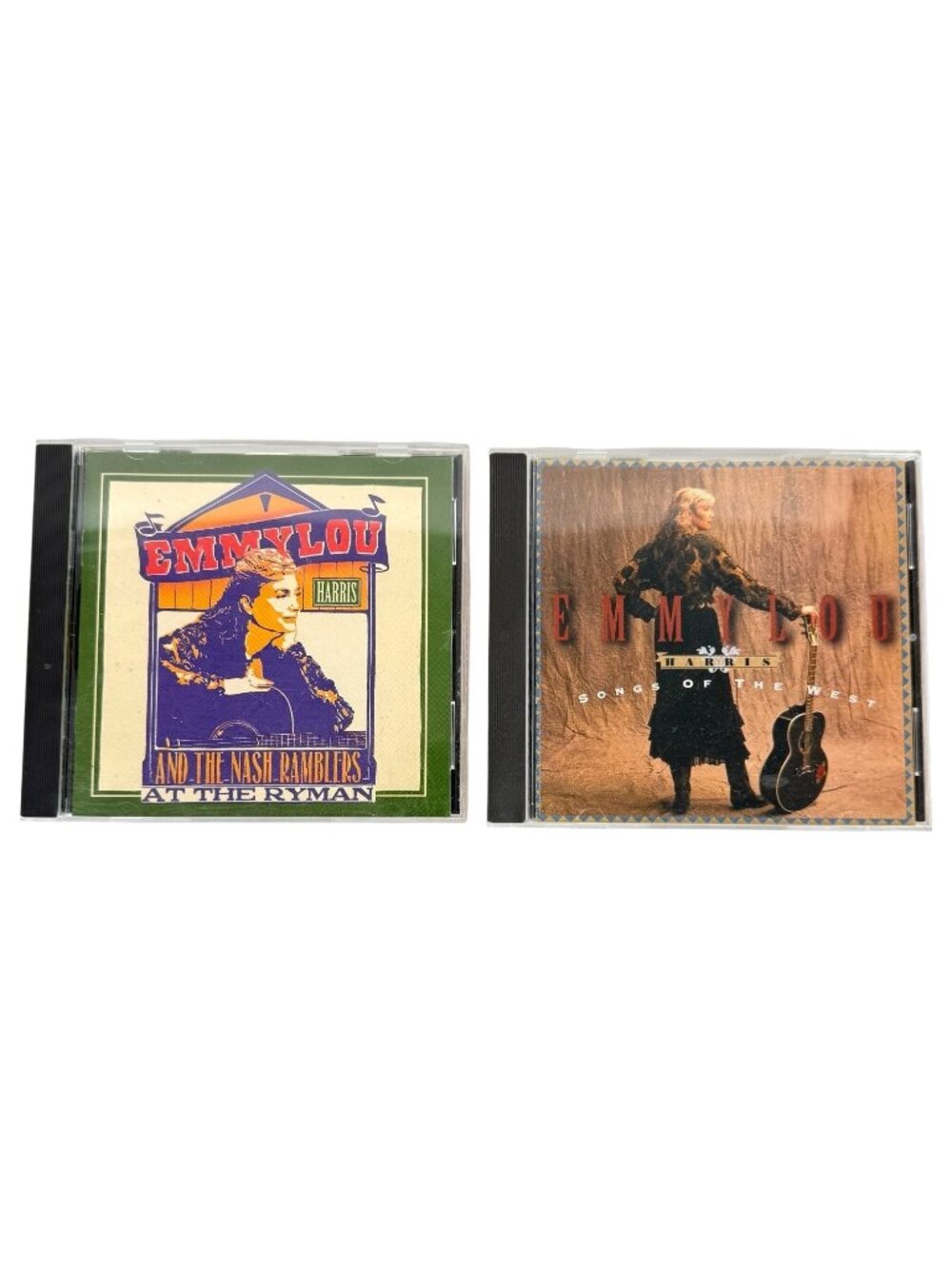 2 Emmylou Harris CDs Songs Of The West & The Nash Ramblers At The Ryman Country‎